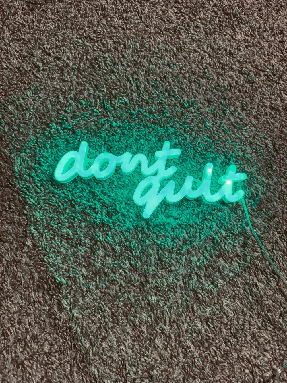 Amazon Neon Green LED Script Wall Sign 